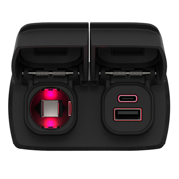 Scanstrut Flip Pro Duo - USB-A  USB-C w/12V Power Socket