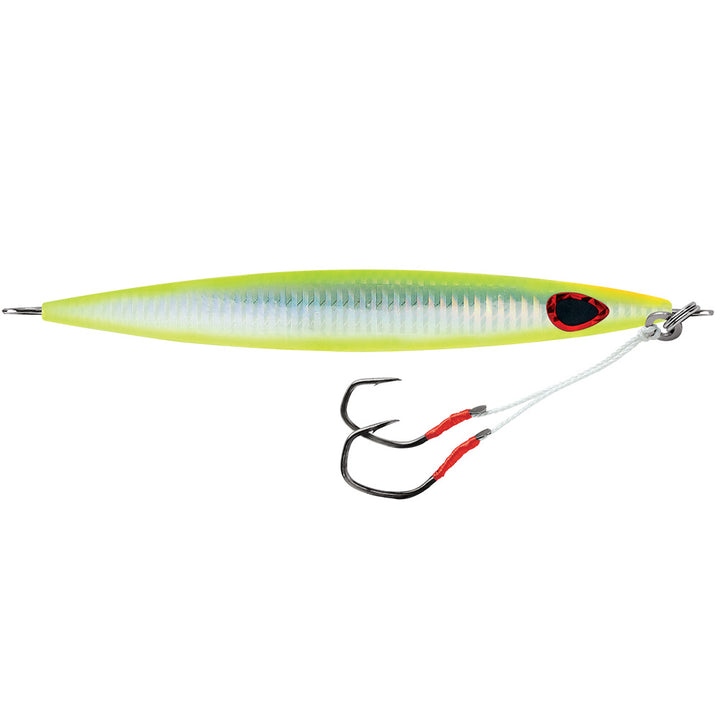 Williamson Kensaki 170 Jig - 6" - 6oz - UV Chartreuse Glow Zebra