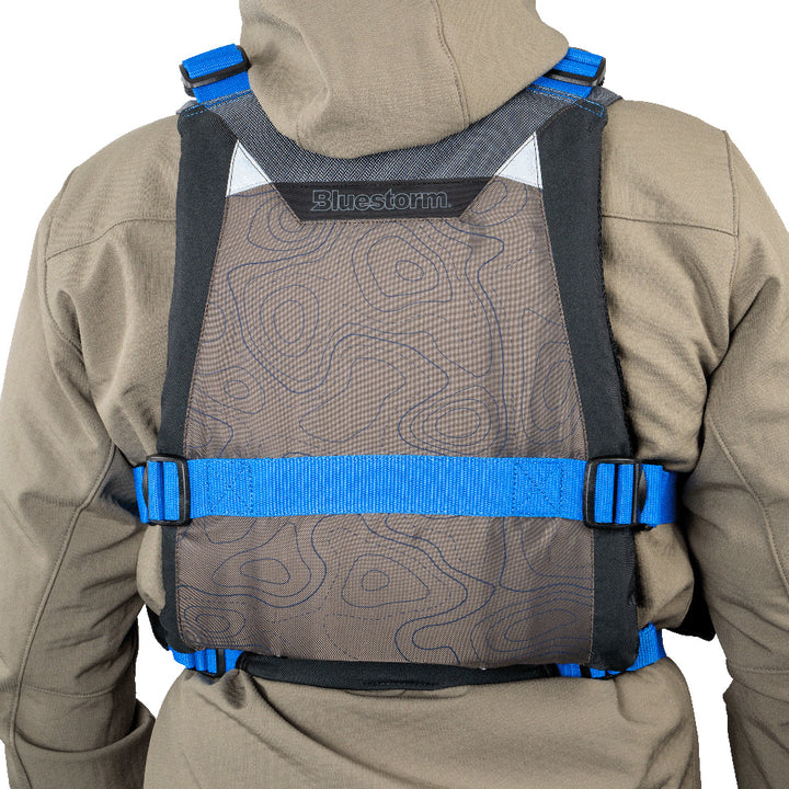 Bluestorm Motive Kayak Fishing Vest - Deep Blue - 2XL/3XL