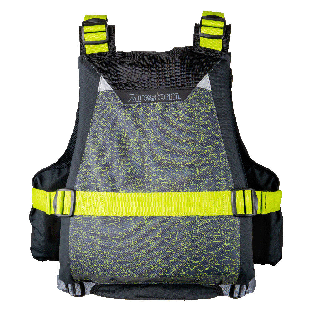 Bluestorm Motive Kayak Fishing Vest - Hi-Vis - L/XL