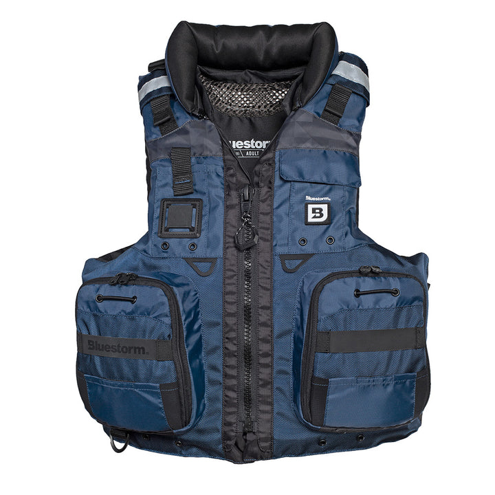 Bluestorm Classic Adult Fishing Life Jacket - Deep Blue - L/XL