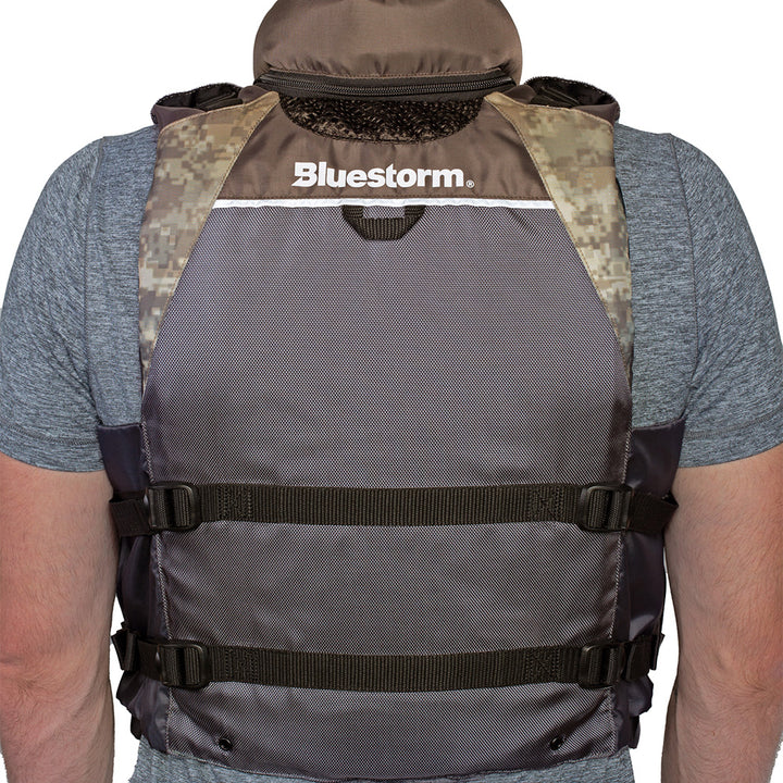 Bluestorm Classic Adult Fishing Life Jacket - Legendary Driftwood - 2XL/3XL