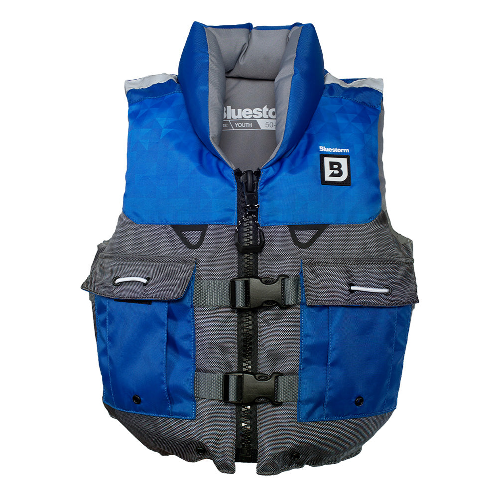 Bluestorm Classic Youth Fishing Life Jacket - Deep Blue