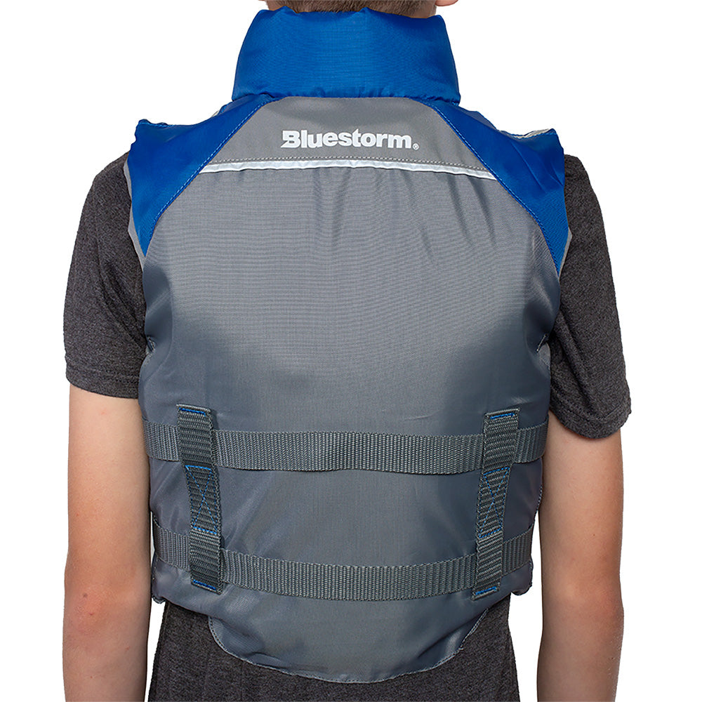 Bluestorm Classic Youth Fishing Life Jacket - Deep Blue