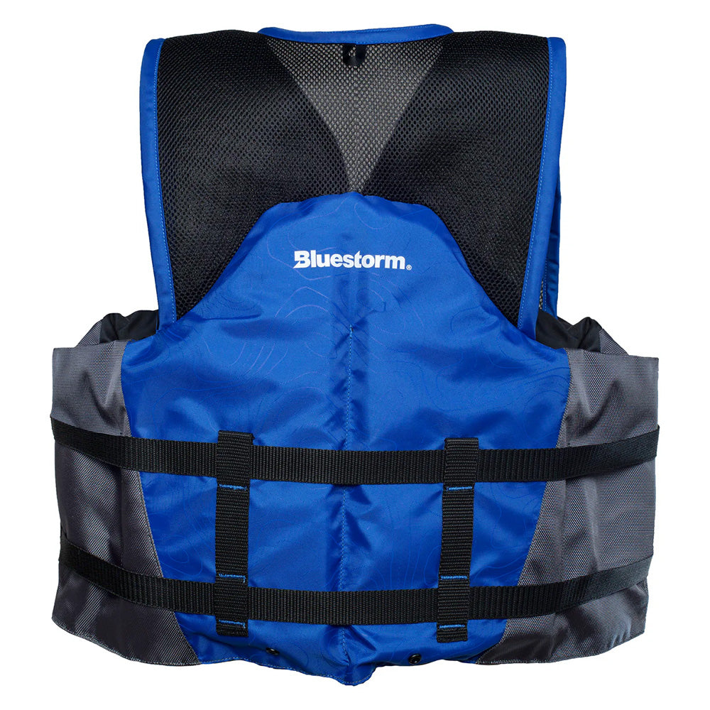 Bluestorm Sportsman Adult Mesh Fishing Life Jacket - Deep Blue - S/M