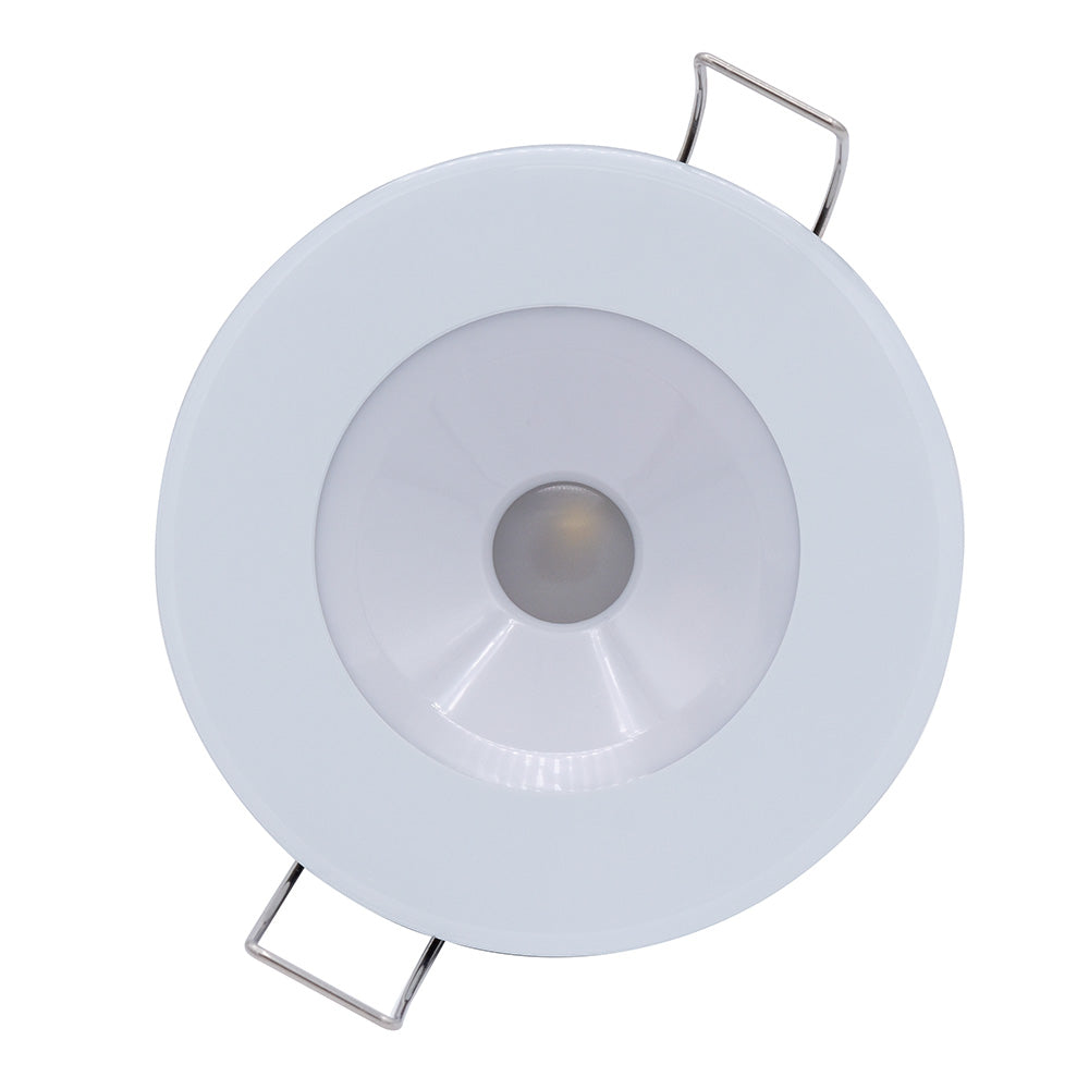 Lumitec Illusion Flush Mount LED Down Light - Spectrum RGBW - Warm White