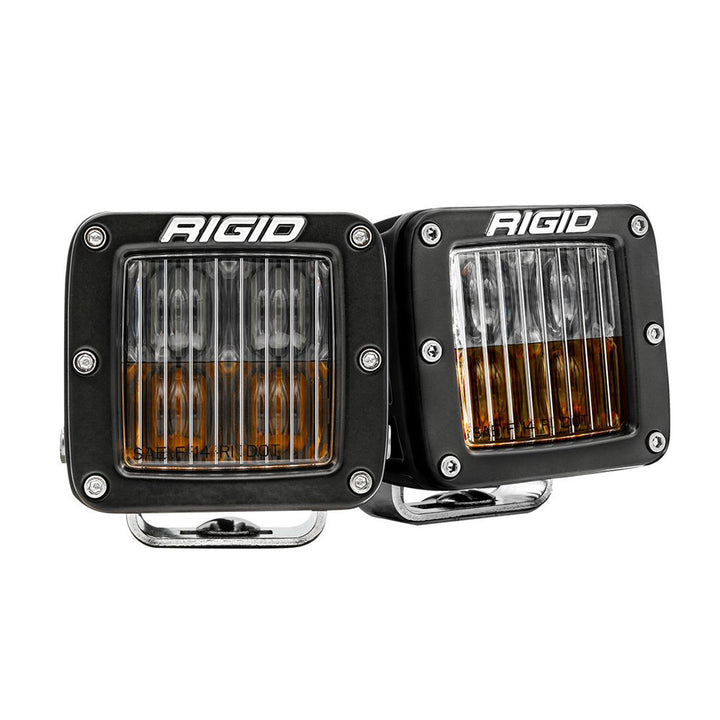 RIGID Industries D-Series LED SAE Fog Beam - Yellow/White - Set of 2