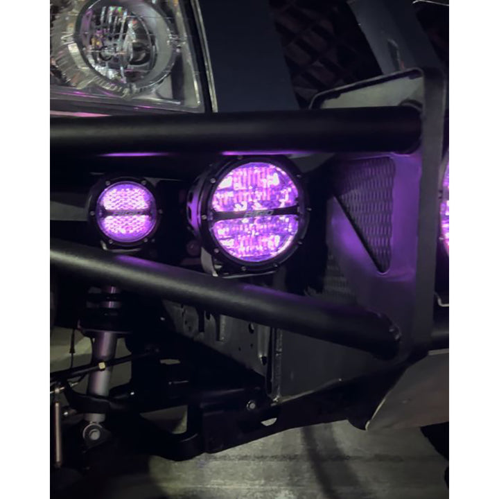 RIGID Industries 360-Series RGBW 4" Offroad Lamp Diffused Beam w/RGBW Backlight Pods - Set of 2