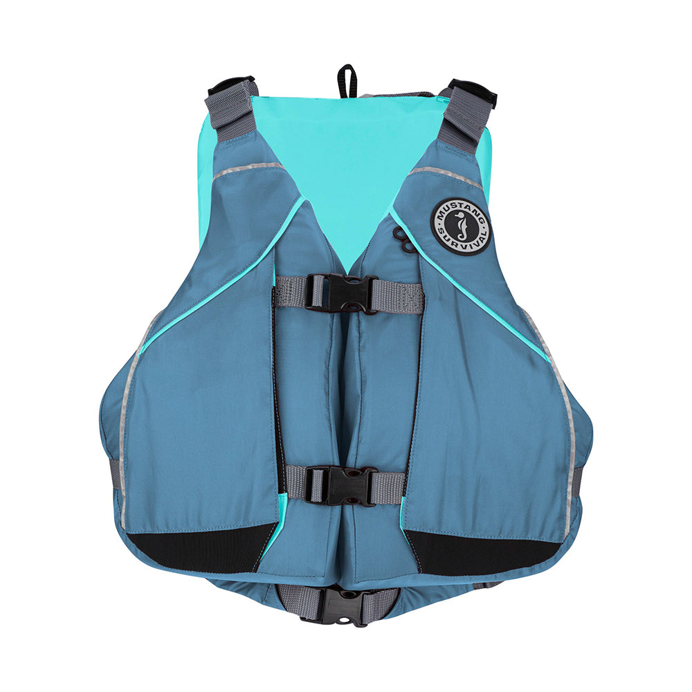 Mustang Women's Moxie Foam Life Vest - XS/S - Slate/Aqua