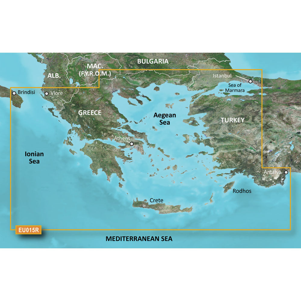 Garmin BlueChart g3 HD - HXEU015R Aegean Sea  Sea of Marmara - microSD/SD