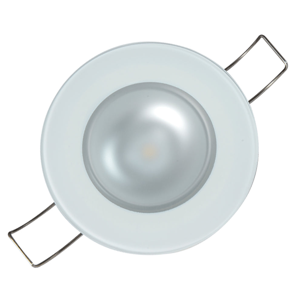 Lumitec Mirage - Flush Mount Down Light - Glass Finish/No Bezel - Warm White Dimming