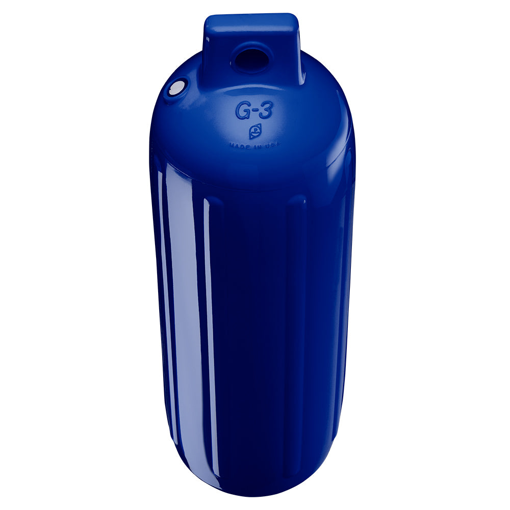 Polyform G-3 Twin Eye Fender 5.5" x 19" - Cobalt Blue