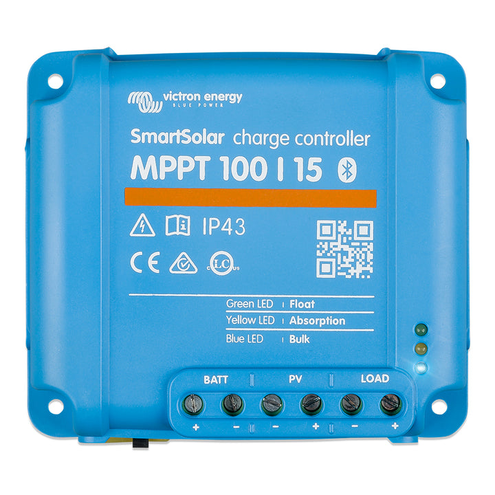 Victron SmartSolar MPPT Charge Controller - 100V - 15AMP - UL Approved