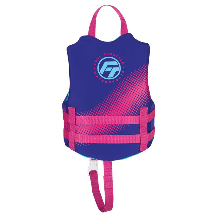 Full Throttle Child Rapid-Dry Life Jacket -Purple