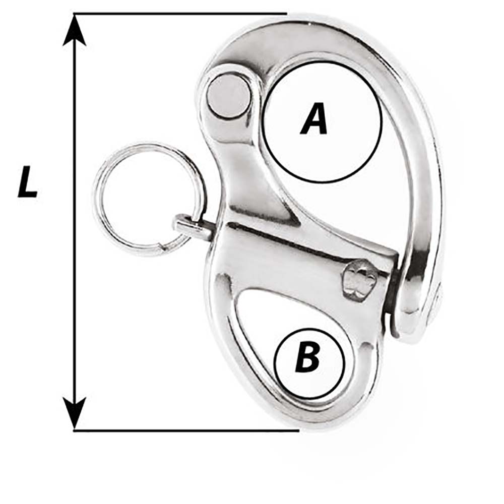 Quick Release Snap Shackle Hook, Fixed Type and Swivel Eye