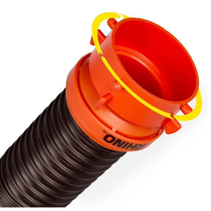 Camco RhinoFLEX 10 Sewer Hose Extension w/Swivel Bayonet  Lug